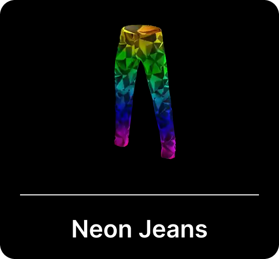 Neon jeans
